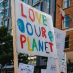 love our planet signage